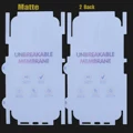 Matte 2pcs Back
