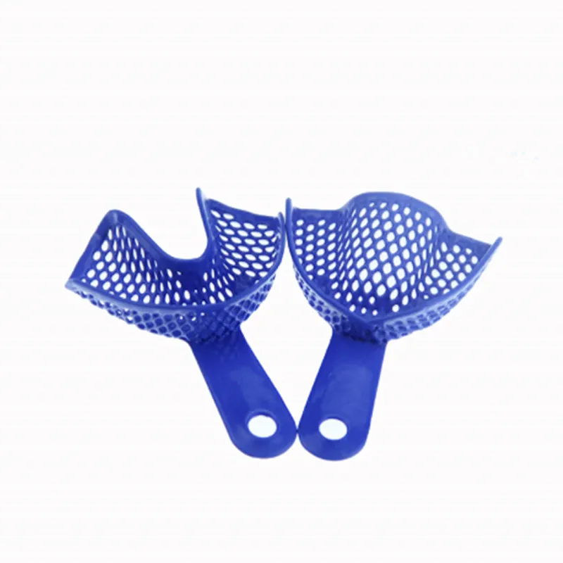 10Pcs set Dental Impression Plastic Trays Without Mesh Tray Dentist Tools Dentistry Lab Material Teeth Holder 3