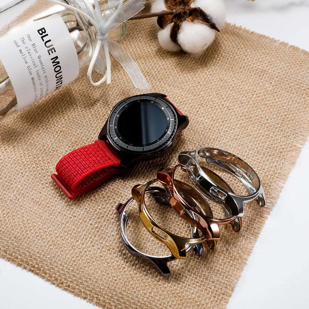 Чехол+ ремешок для samsung Galaxy watch 46 мм/42 мм, ремешок gear S3 Frontier, нейлоновый спортивный браслет-петля, аксессуары для часов 42/46 мм S 3