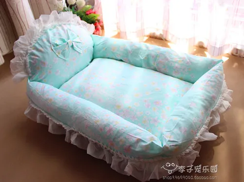 green flower new Съемный чехол для милой собаки, домашнее одеяло для собаки, кровать для маленькой собаки, кровать для питомца,, товары для домашних животных, диван, Прямая поставка - Цвет: green flower new