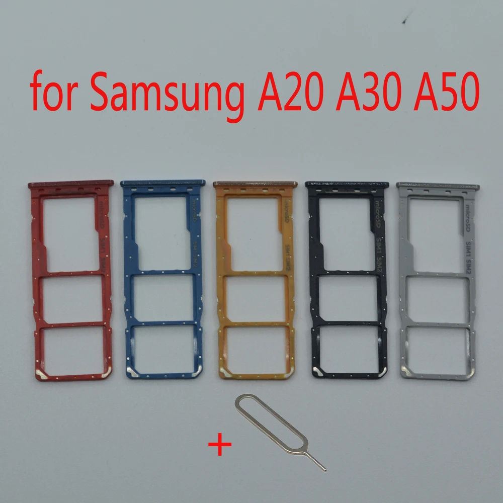 SIM Card Tray Slot For Samsung Galaxy A20 A30 A50 A205 A305 A505