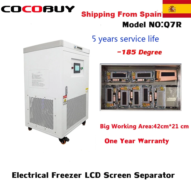 

Q7R 220V -185 Degree LCD Screen Freezer Separator For Samsung Edge OLED Glass Separating Repair Replacement