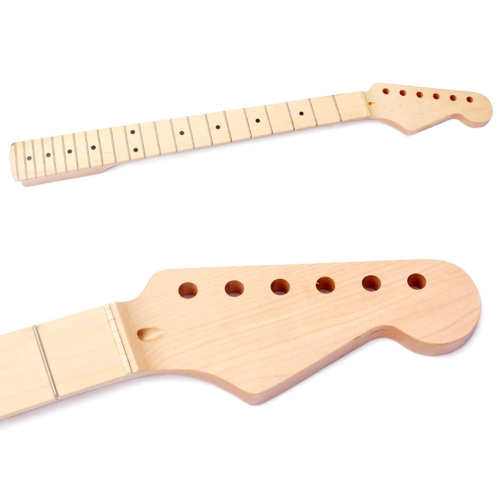 Гитарный Гриф для Fender ST Strat 22 Fret кленовый гриф, электрогитара для Strat Stratocaster, электрогитара высокого качества