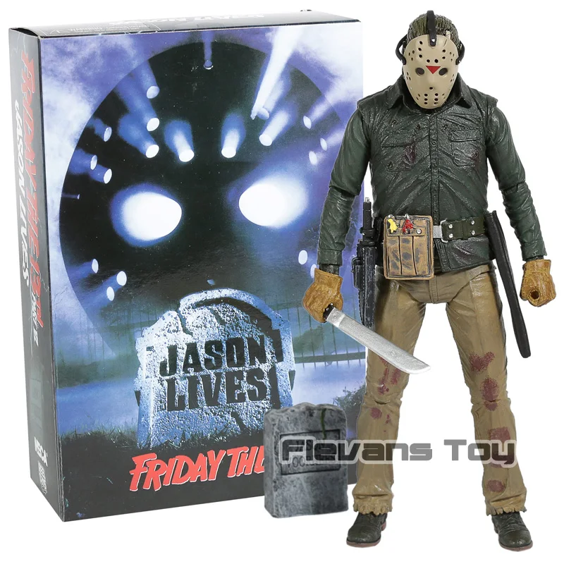 NECA Friday 13th Ultimate Jason Voorhees 2009 ремейк ПВХ фигурка Коллекционная модель