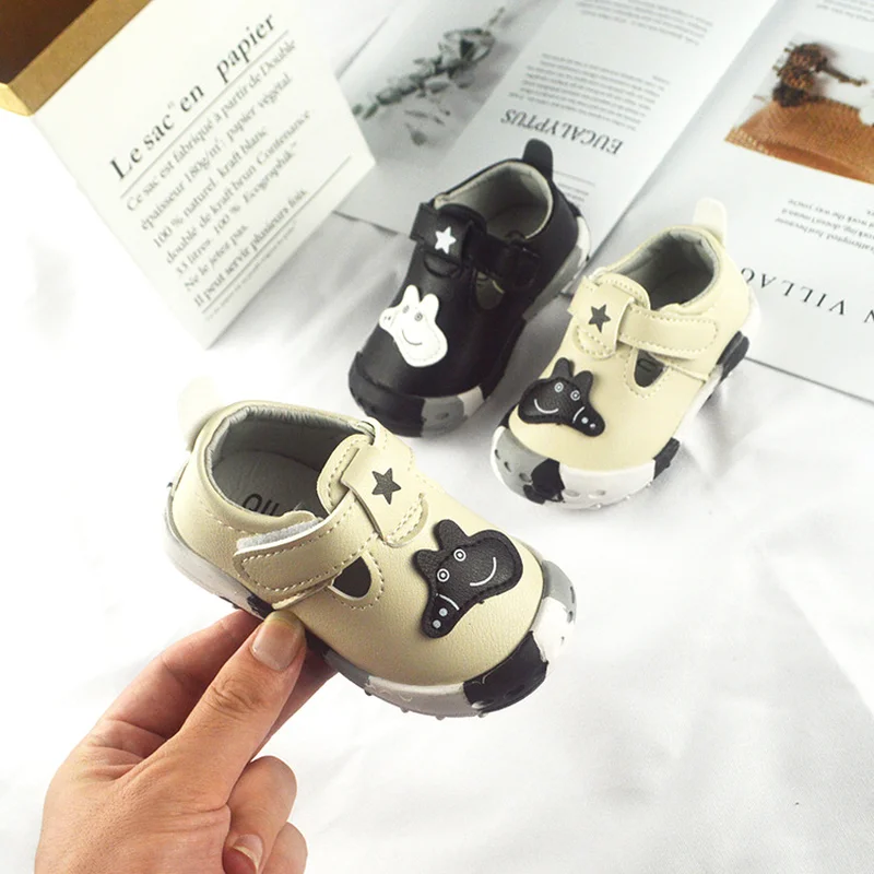 

Baby boy shoes Fall 2019 New toddler Shoes Leisure Soft Bottom Anti-collision Korean Cartoon Fashion Baby Shoes