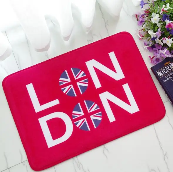 Новый современный британский подземный Придверный коврик с флагом лондонского