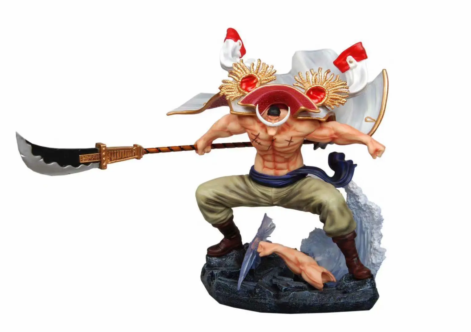 

One Piece White Beard Edward Newgate Super Big PVC Figure Model Toy