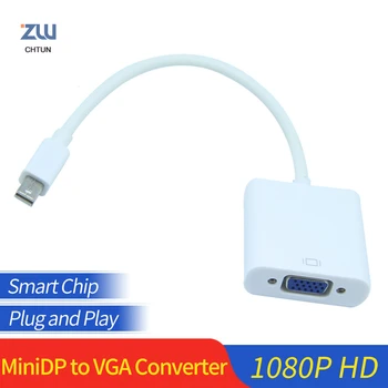 

Mini DP to VGA Cable Adapter Thunderbolt Mini DisplayPort Display Port to VGA Converter Adaptor For Apple Mac Pro Air Notebook