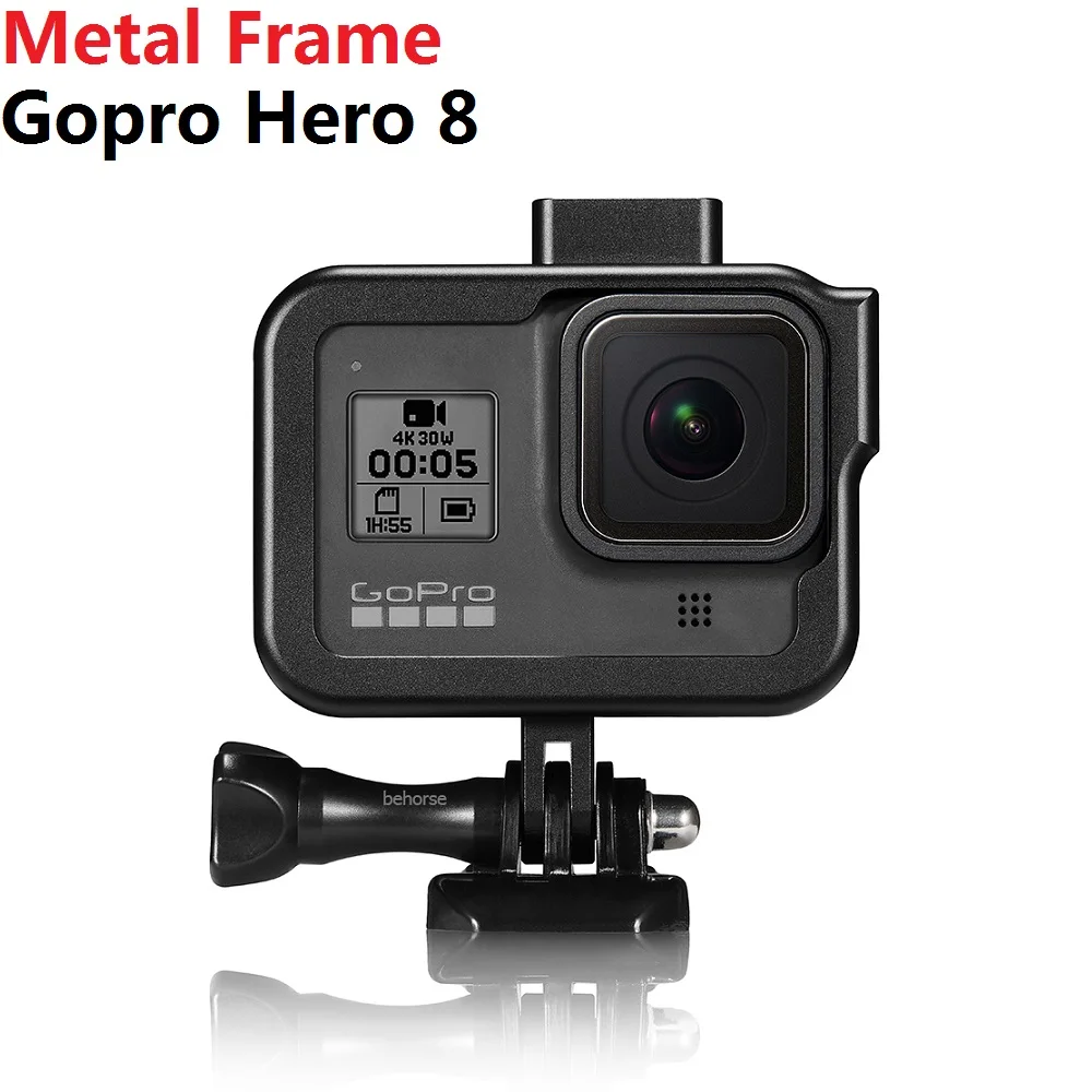 Frame For GoPro Accessories Hero 8 black Protective Case Camcorder Housing Hero8 Black Action Camera | Электроника