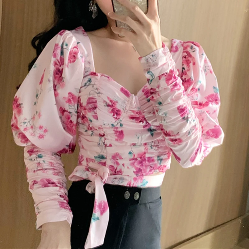 Высокое качество новейшая мода 2019 подиумная дизайнерская блузка женская с