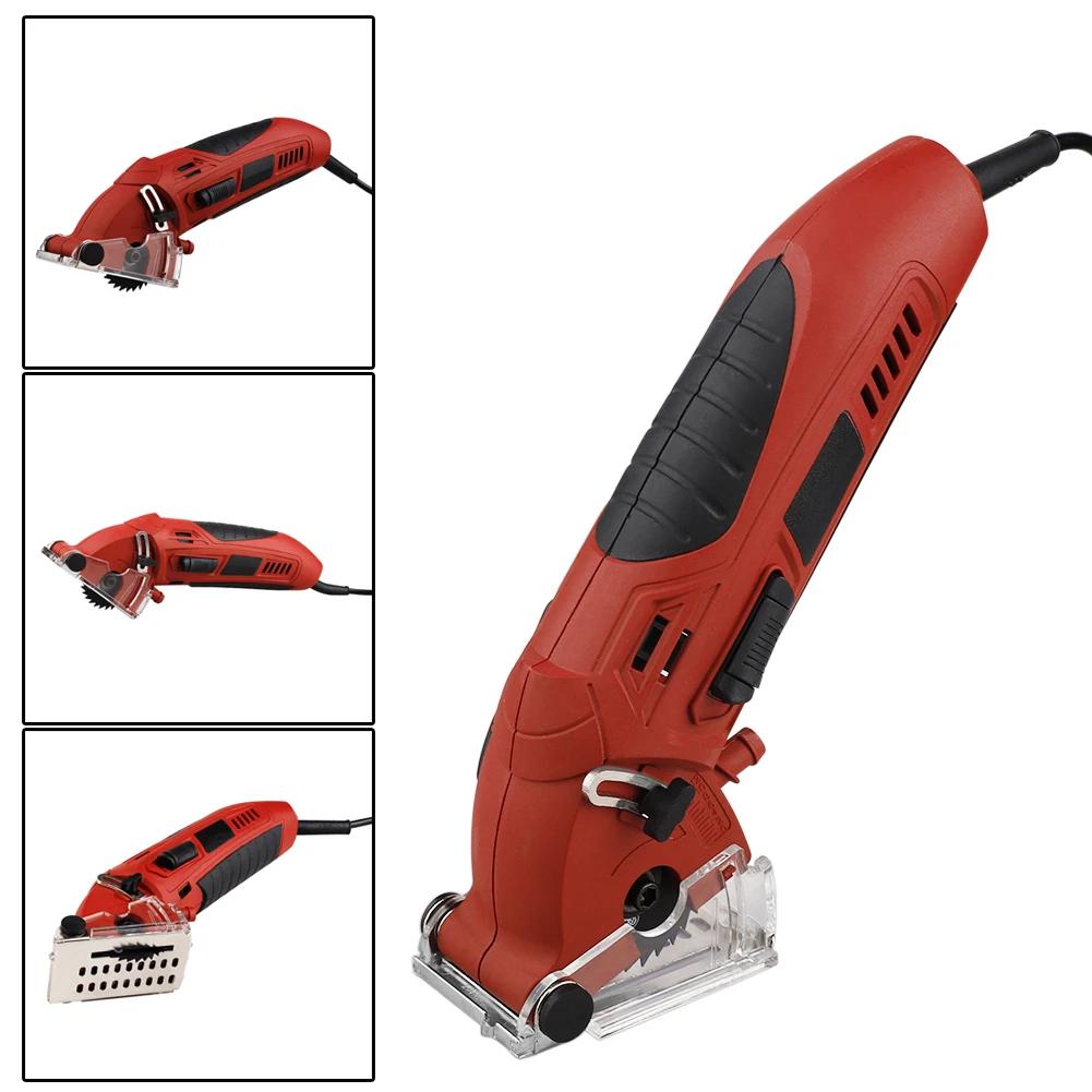 

3pcs Blades Mini Electric Saw Circular Wood Saw Metal Outdoor Camping Activity Portable Multifunctional Power Tools Set