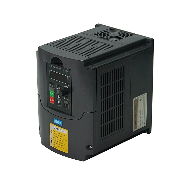 Привод переменной частоты 3 фазы VFD 2.2kw инвертор 1.5kw шпиндель для сверлильного