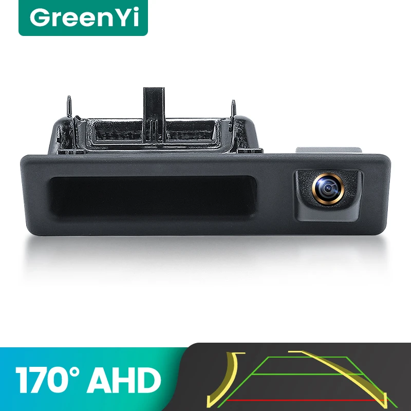 GreenYi 170° AHD 720P Trajectory Car Rear View Camera For BMW 5 series F10 F11 3 series F30 F31 F32 X3 F25 Night Vision Reverse back up camera for truck