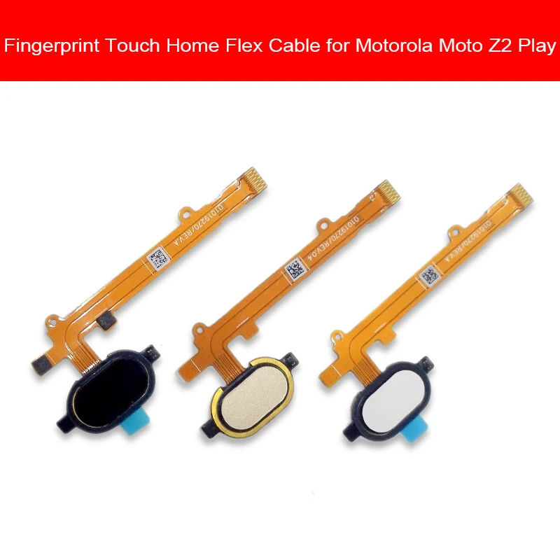 

Fingerprint Sensor Home Button Flex Cable For Motorola Moto Z2 Play Menu Return Key Touch ID Sensor Flex Ribbon Repair Parts