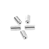 5pcs/lot stainless steel Screw Clasps Necklace Bracelet Findings Cylinder Silver Color DIY Jewelry Making Craft Findings ► Photo 2/6