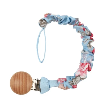 

Baby Cotton Pacifier Chain Pacifier Clip Infant Teething Toys Holder For Nipples L4MC
