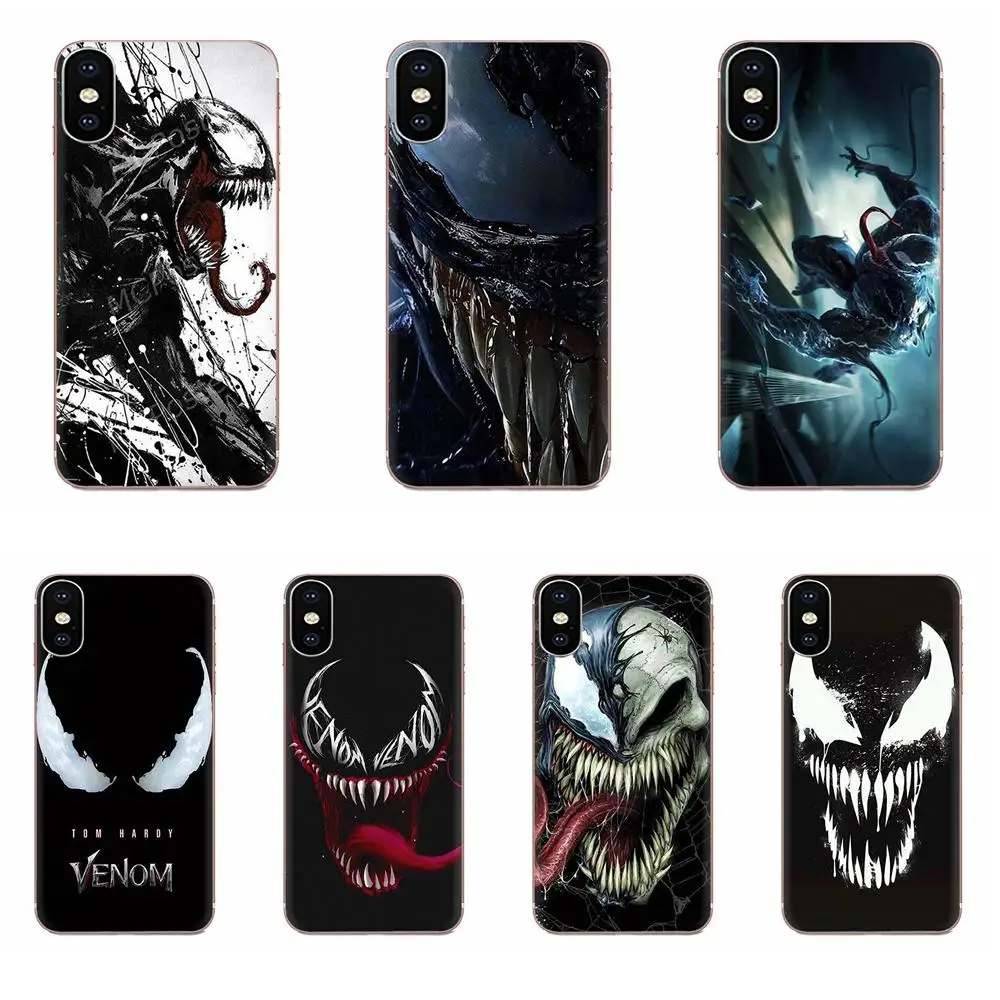 Ultra Thin Cartoon Pattern Cell For Huawei P7 P8 P9 P10 P20 P30 Lite Mini Plus Pro Y9 Prime P Smart Z 2018 2019 Marvel Venom | Мобильные