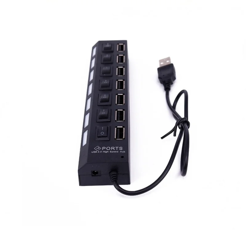 7-портовый usb-хаб с независимый переключатель концентратор переключателем один и