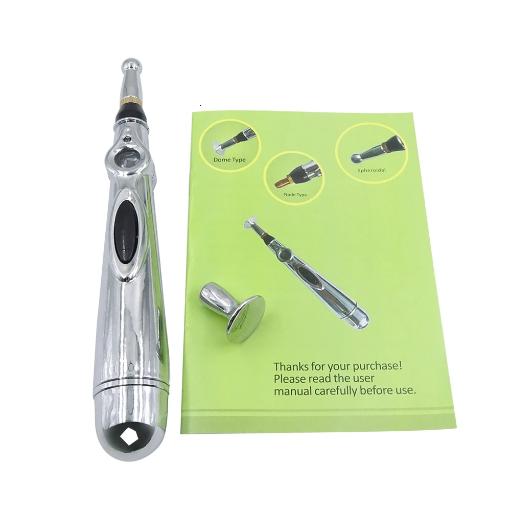 2020 Electronic Acupuncture Pen Electric Meridians Laser Therapy Heal Massage Pen Meridian Energy Pen Relief Pain Tools
