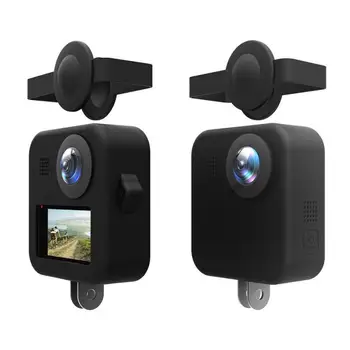 

For GoPro Max Lens Caps Body Silicone Anti-slip Anti-fall Dust-Proof Protective Case For Gopro Max Panoramic Camera Accessories