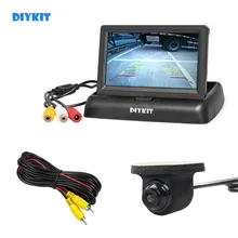 DIYKIT 4,3 дюймов Автомобильная камера заднего вида Автомобильный ЖК-дисплей HD Автомобильная камера заднего вида для заднего/переднего/бокового вида