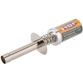 

10PCS for HSP 80101 1800MAh 1.2V Glow Plug Igniter Suitable for RC Car 1/8 1/10 HSP 80101 Rechargeable Glow Igniter-Not Charger