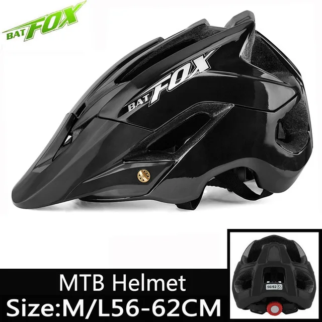 BATFOX, мужской велосипедный шлем, велосипедный шлем,, ALLTRACK, велосипедный шлем, для всей местности, MTB, велосипедный, велосипедный, спортивный, защитный шлем - Цвет: 5002