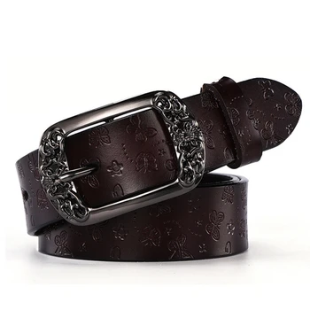 

Women Needle Buckle For Jeans Fashion Simple Waist Strap Belt Waistband Faux Leather Vintage