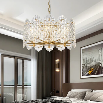 

Nordic light luxury chandelier after modern living room lamp creative high-end atmospheric dining room lamp double-storey