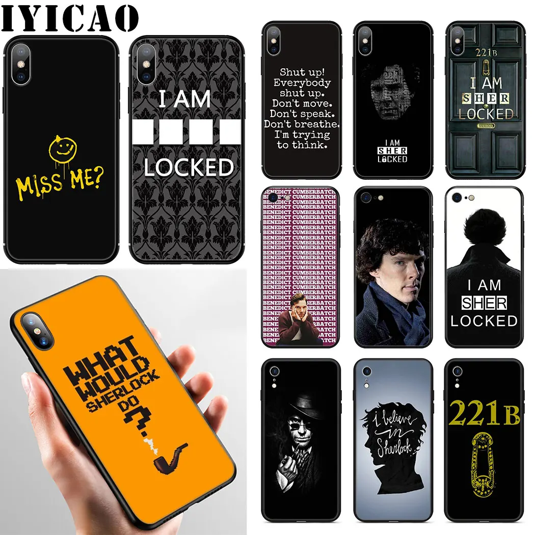 

Sherlock Benedict Soft Silicone Phone Case for iPhone 11 Pro Max XR X XS Max 6 6S 7 8 Plus 5 5S SE Case