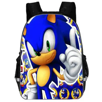 

Super Mario Printing Backpack Boys Girls SchoolBag For Kindergarten Daily Backpack Kids BookBag Children Cartoon Sonic Backpacks