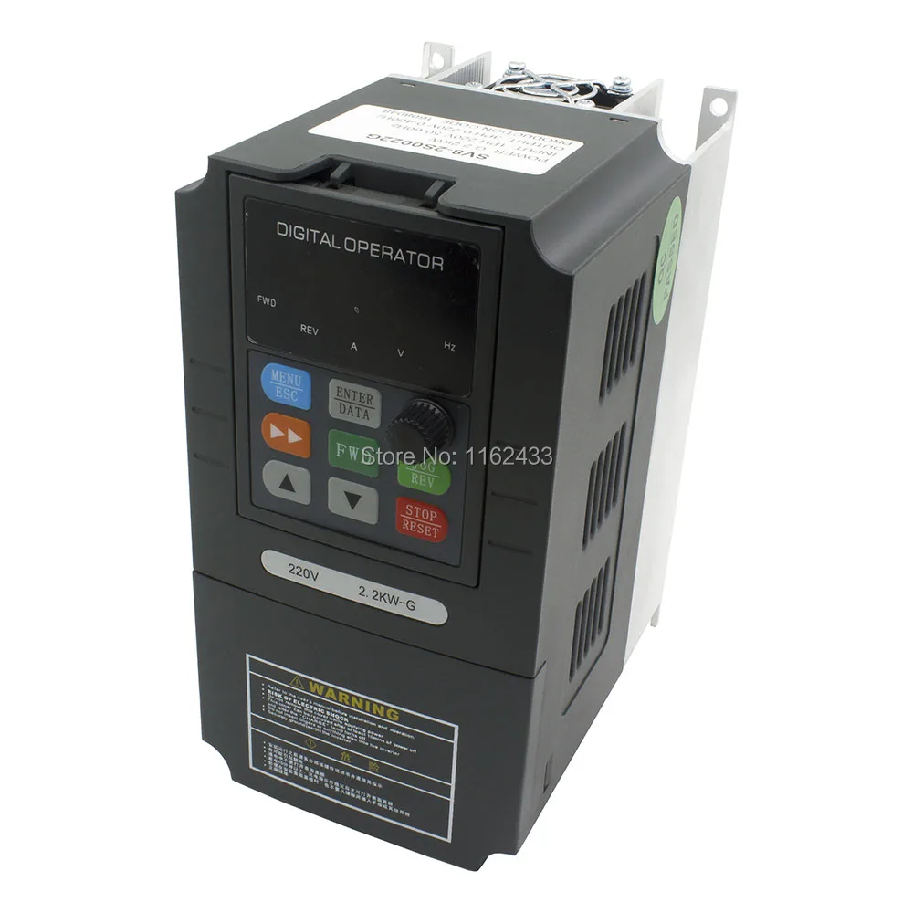 SV8-2S0022G 220 кВт 400 В однофазный до Трехфазный AC VFD Бессенсорный векторный шпиндель инвертор Гц привод переменной частоты