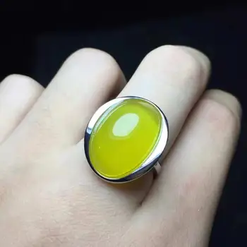 

925 Silver Natural Jade Agate Ring Woman Adjustable Send Friends Bring Your Own