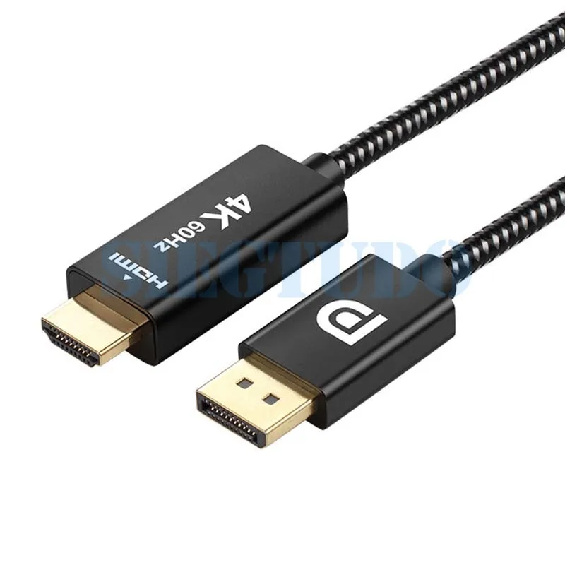 4K @ 60 Гц порт активного дисплея DP к HDMI Мужской кабель для ПК ноутбука av адаптер| |