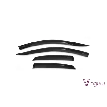 

Window deflectors vinguru Volvo S40 I 1996-2004 gray false tape k