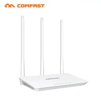 

COMFAST CF-WR613N V3 300Mbps Wireless Router 2.4GHz Wi-Fi Repeater with 3*5dBi High Gain Antennas,Easy setup,Wider Coverage