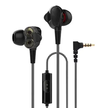 

Universal HIFI Music Earphones High Bass Neckband Headset with 2 Two Speakers