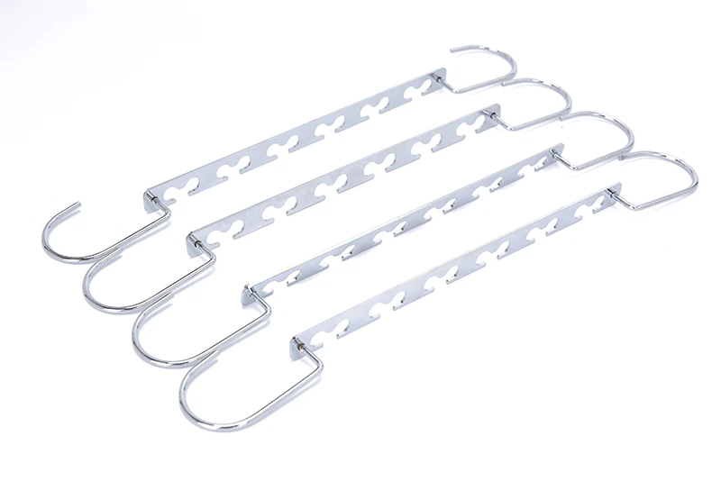 Multi-Functional Folding Shirts Coat Clothes Hanger Holders Save Space Non-slip Clothing Organizer Storage Rack for Clothes