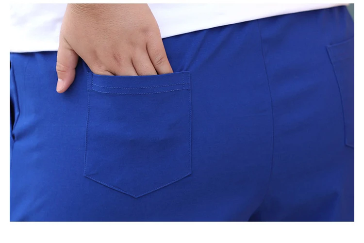 Летние женские джинсовые шорты размера плюс 5XL 6XL 7XL, прямые брюки с высокой талией и эластичной резинкой на талии, женские шорты DJ661