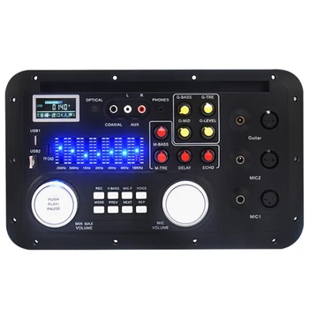 

DSP Bluetooth MP3 Decoder Board Karaoke Preamp Mixer EQ Lossless Fiber Coaxial Equalizer For Amplifier o Home Theater