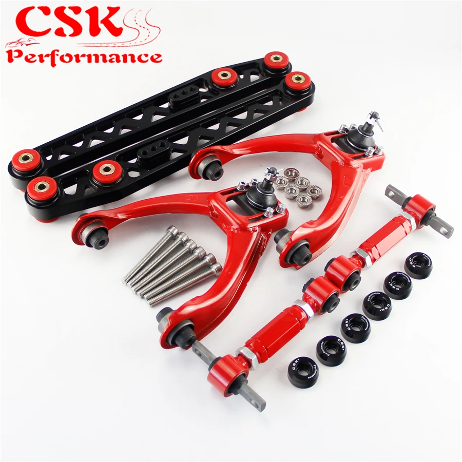 Нижний рычаг управления + Втулка шайбы Передний Задний Развал подходит для 96 00 Honda