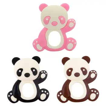 

Baby Teether Animal Silicone Beads Chew Charms Food Grade Silicone Teether Toy P31B