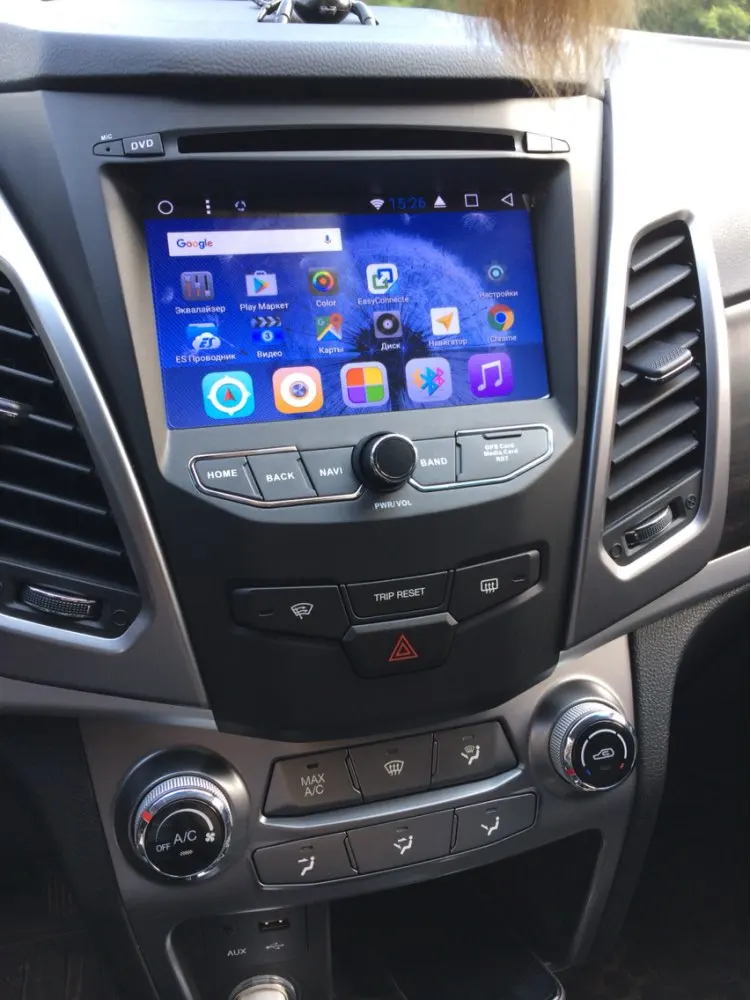 Восьмиядерный 4G+ 32G 2 DIN Автомобильный dvd-плеер для SsangYong Actyon/Korando с gps, Bluetooth, радио Wi-Fi подарок камера заднего вида