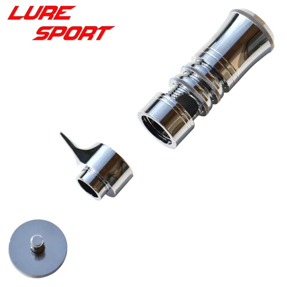 LureSport Aluminum Cast Fishing Reel Seat With Lock Ferrules Rod