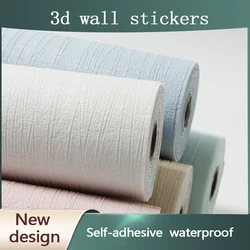 280cm 3D Wallpaper Moisture-proof Fireproof Self-adhesive Wallpaper 3D Foam Wall Sticker Wallpaper Kitchen Home Decoration