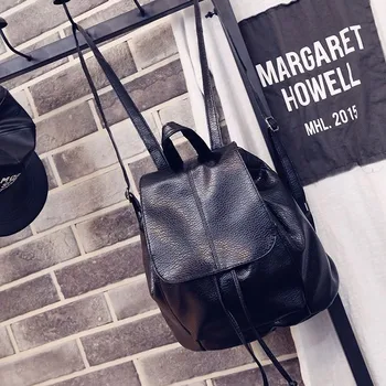 

Women's backpack 2020 winter wash leather backpack women's Korean PU leather leisure Mini Backpack college chest bag