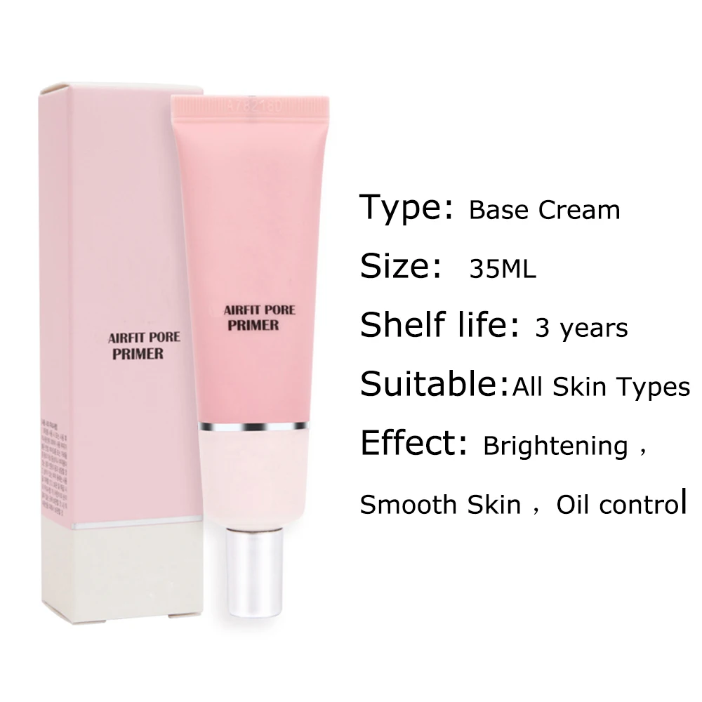 Foundation Makeup Primer Oil Control Smooth Isolated Facial Primer Base Cream Moisturizing Invisible Pores Face Brighten Makeup 4