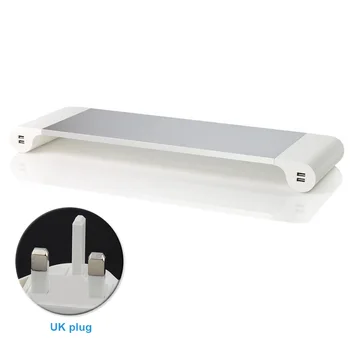 

Holder Computer Stand Non-Slip Laptop Accessories Portable Monitor Base With USB Charging Port Aluminum Alloy Durable Desktop