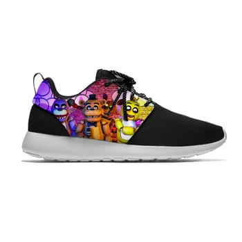 

Five Nights at Freddy FNAF Funny Fashion Cute Kids Sport Running Shoes Casual Breathable 3D Print Sneakers Boys Children Girls