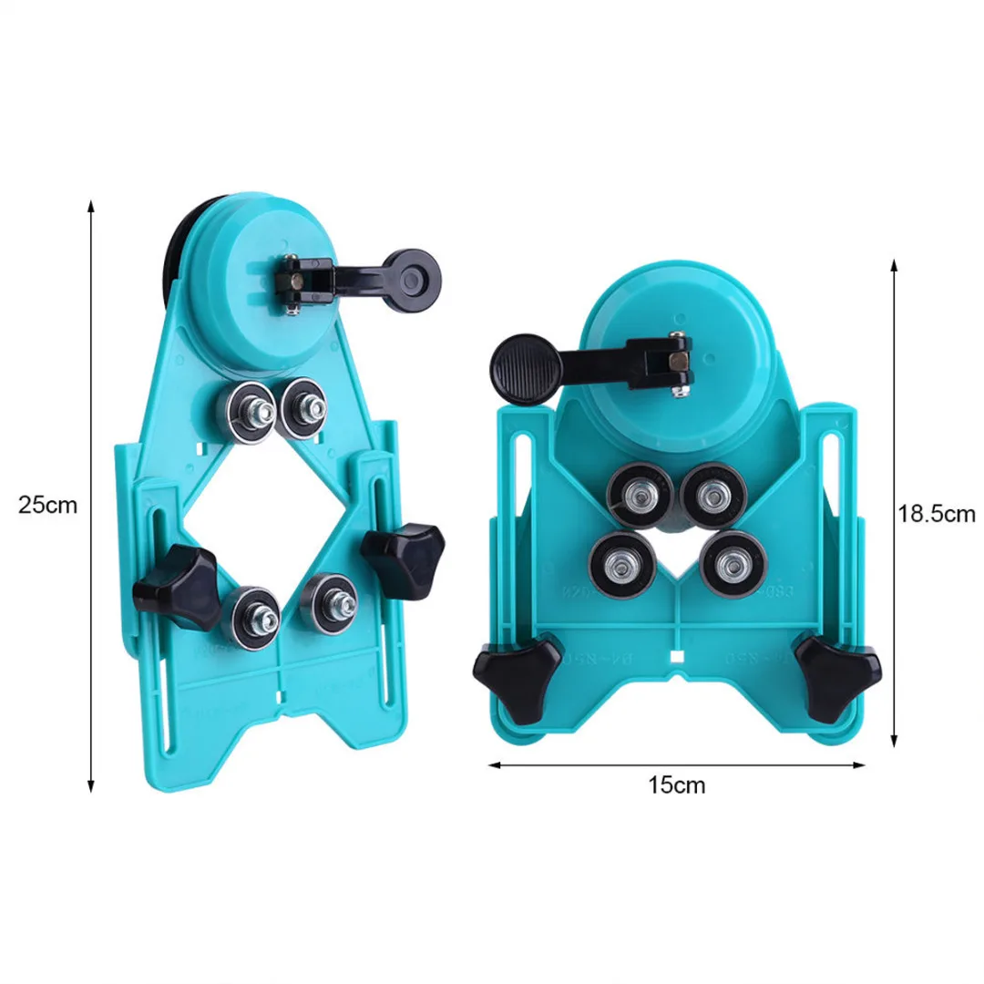 DWZ Green Adjustable 4mm-80mm Diamond Drill Bit Hole Saw Guide Sucker Base Locator